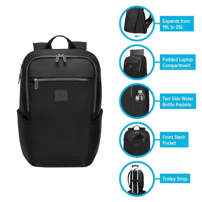 Mochila Targus Urban Expandable 15.6'' Preto TBB596GL70