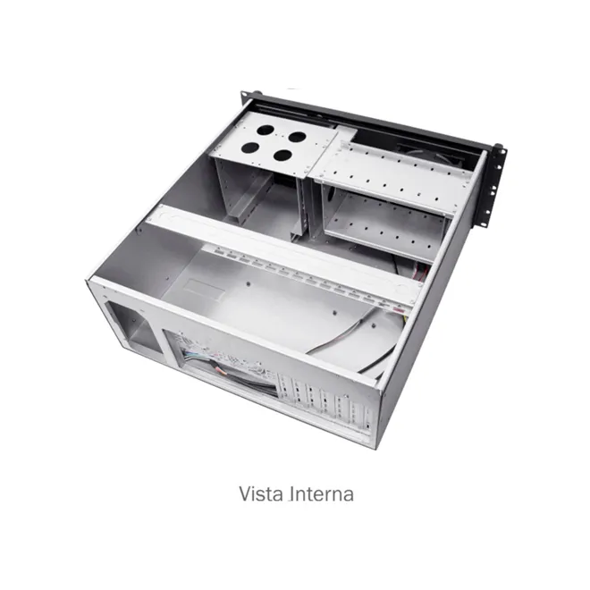 Gabinete Rack K-Mex sem fonte CR-S445 Preto - CRS445RA0010B0X