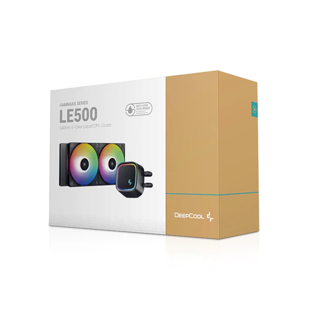 Water Cooler Deepcool Gammaxx LE500 240mm RGB Preto - R-LE500-BKLNMC-G-1